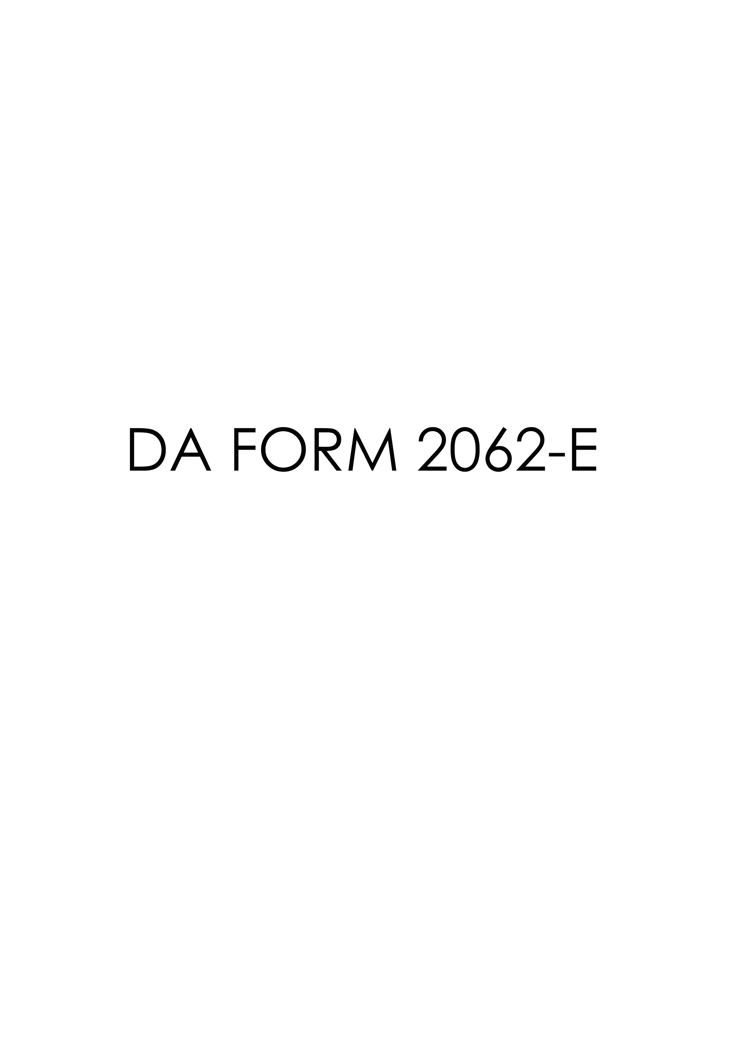 Download da 2062-E Form