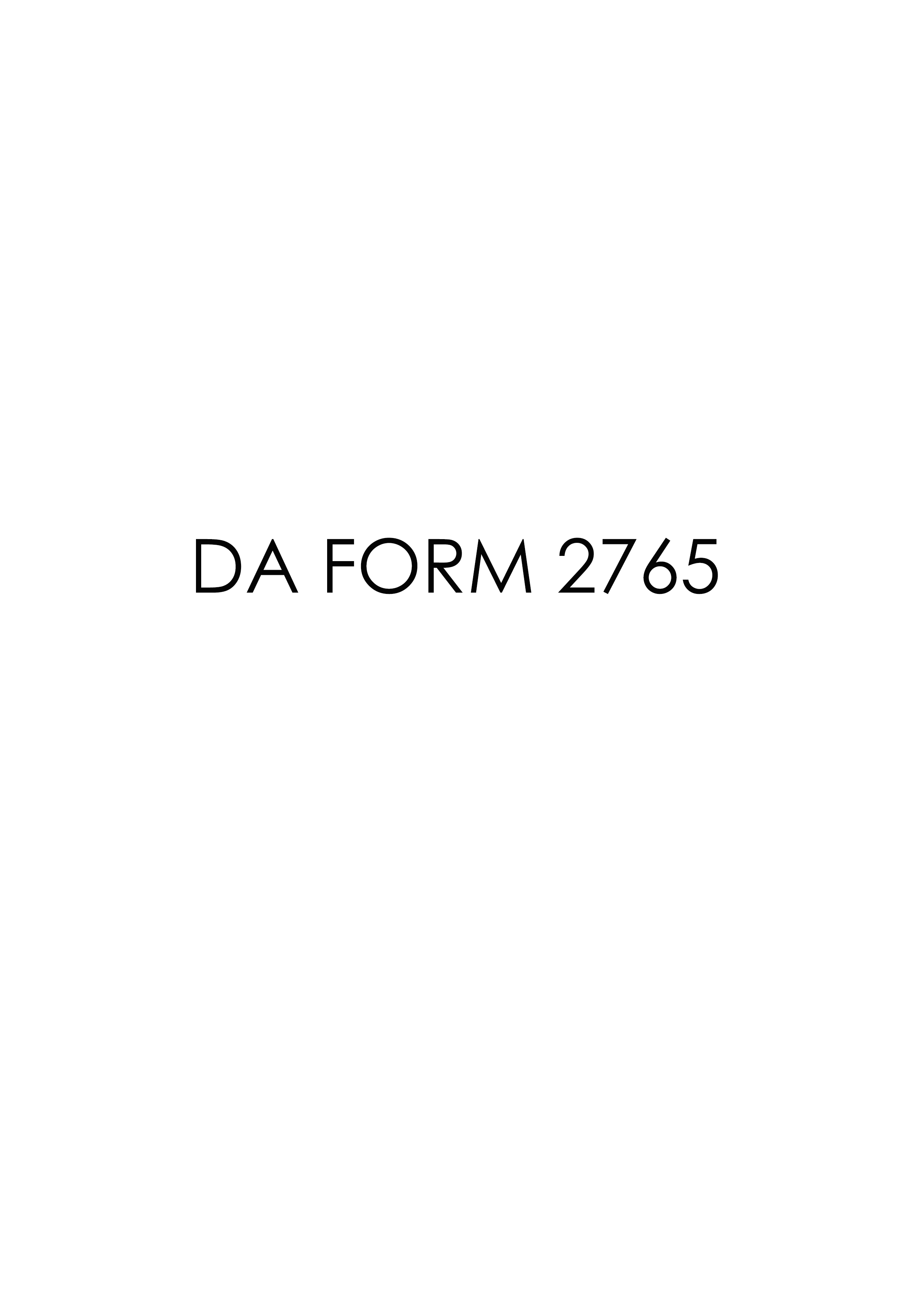 Download da 2765 Form