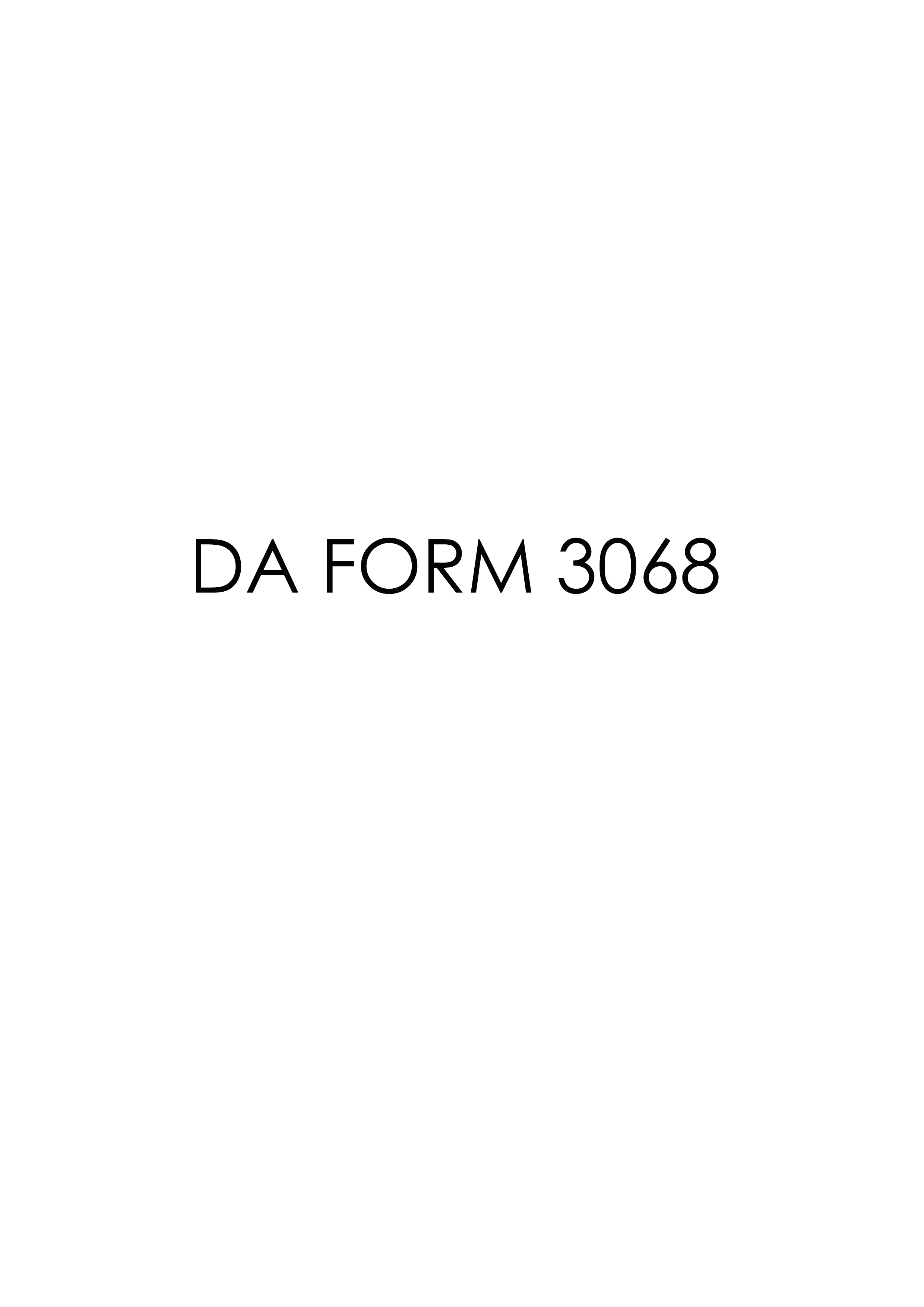 Download da 3068 Form