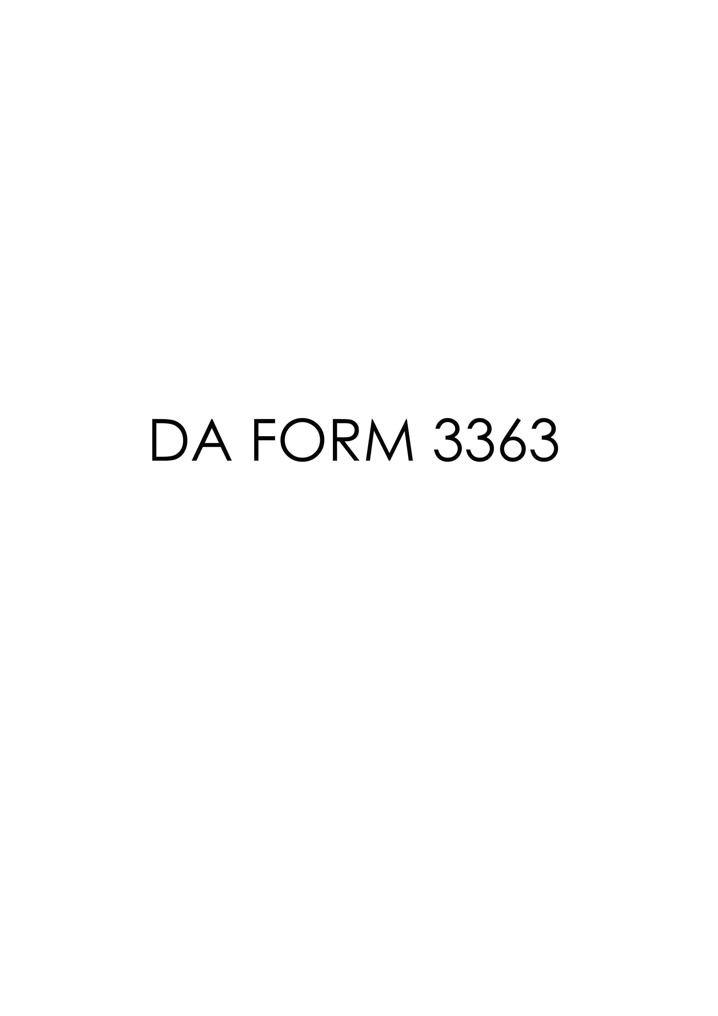 Download da 3363 Form