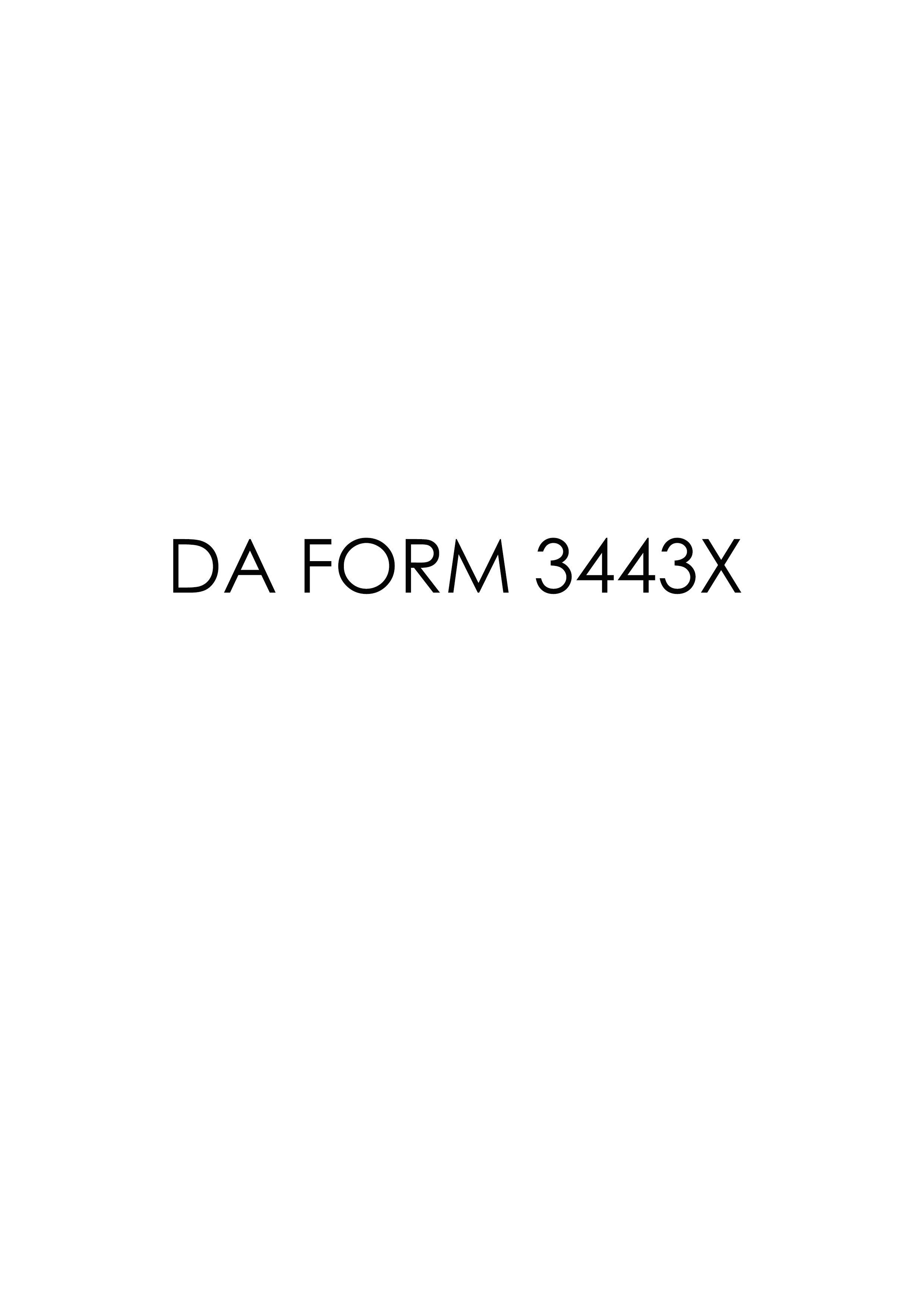 Download da 3443X Form