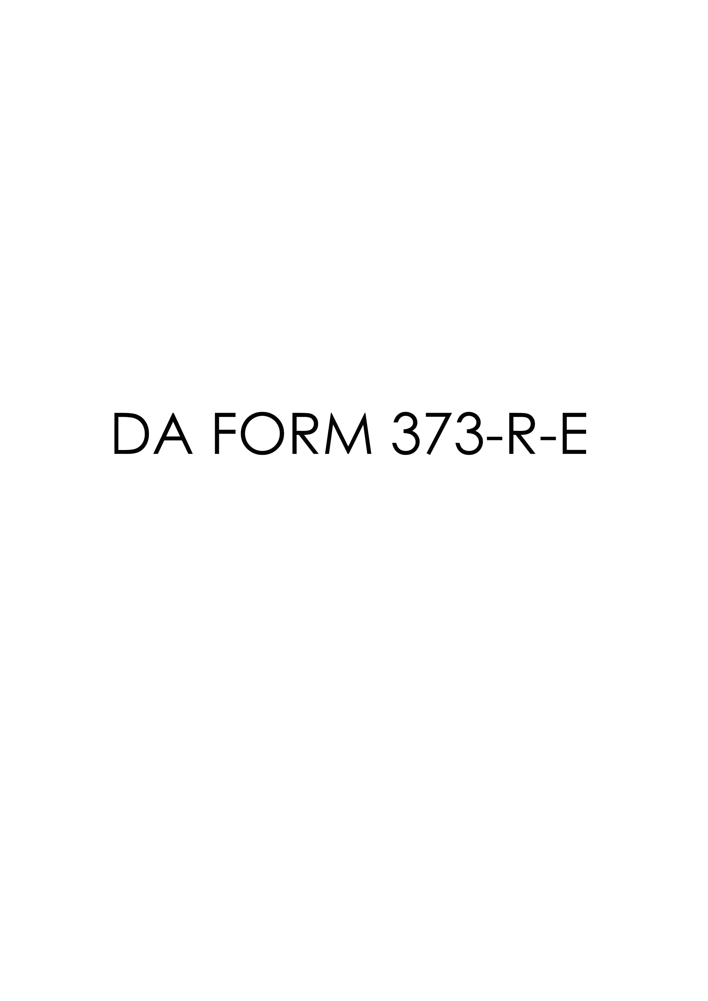 Download da 373-R-E Form