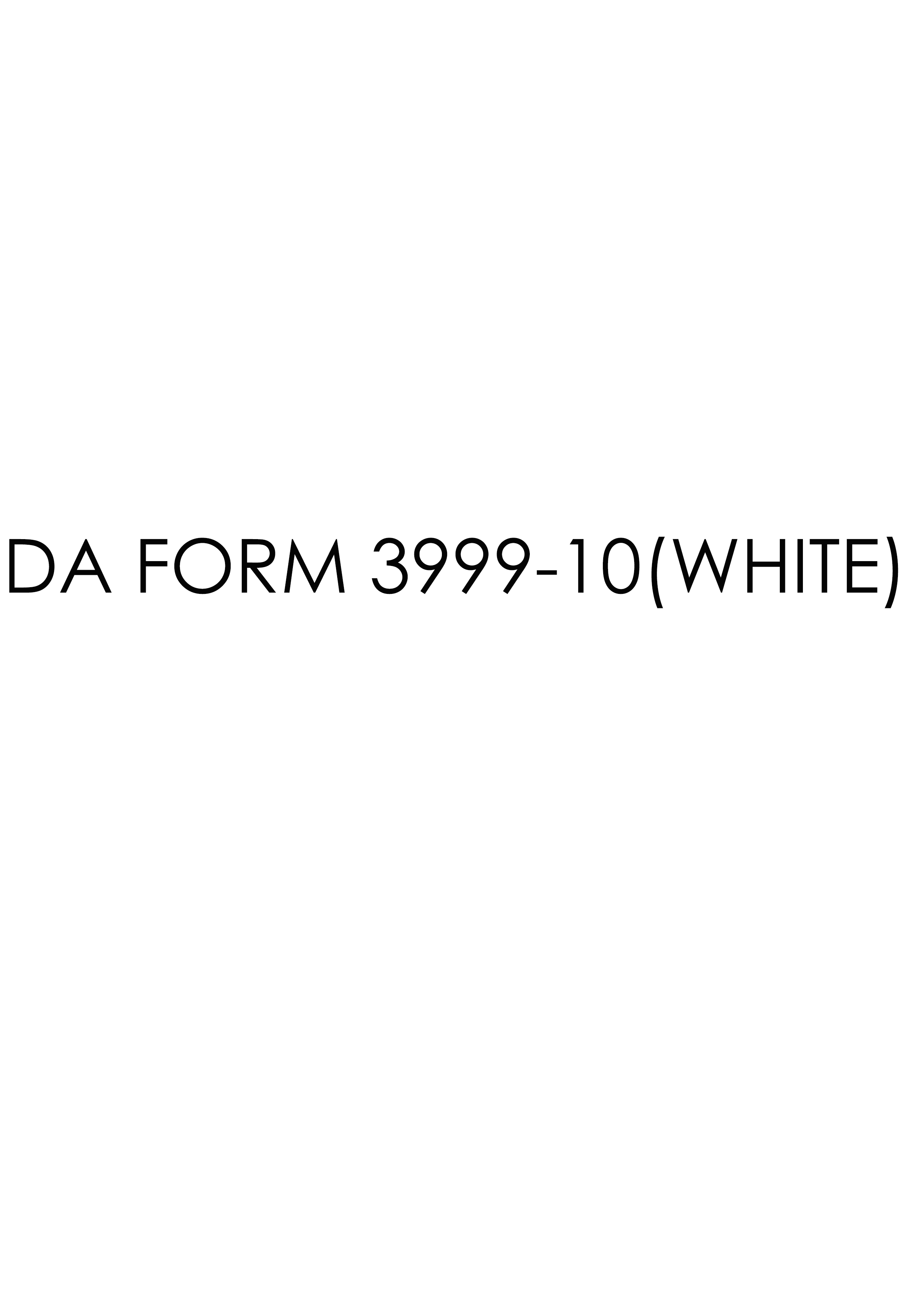 Download da 3999-10(WHITE) Form