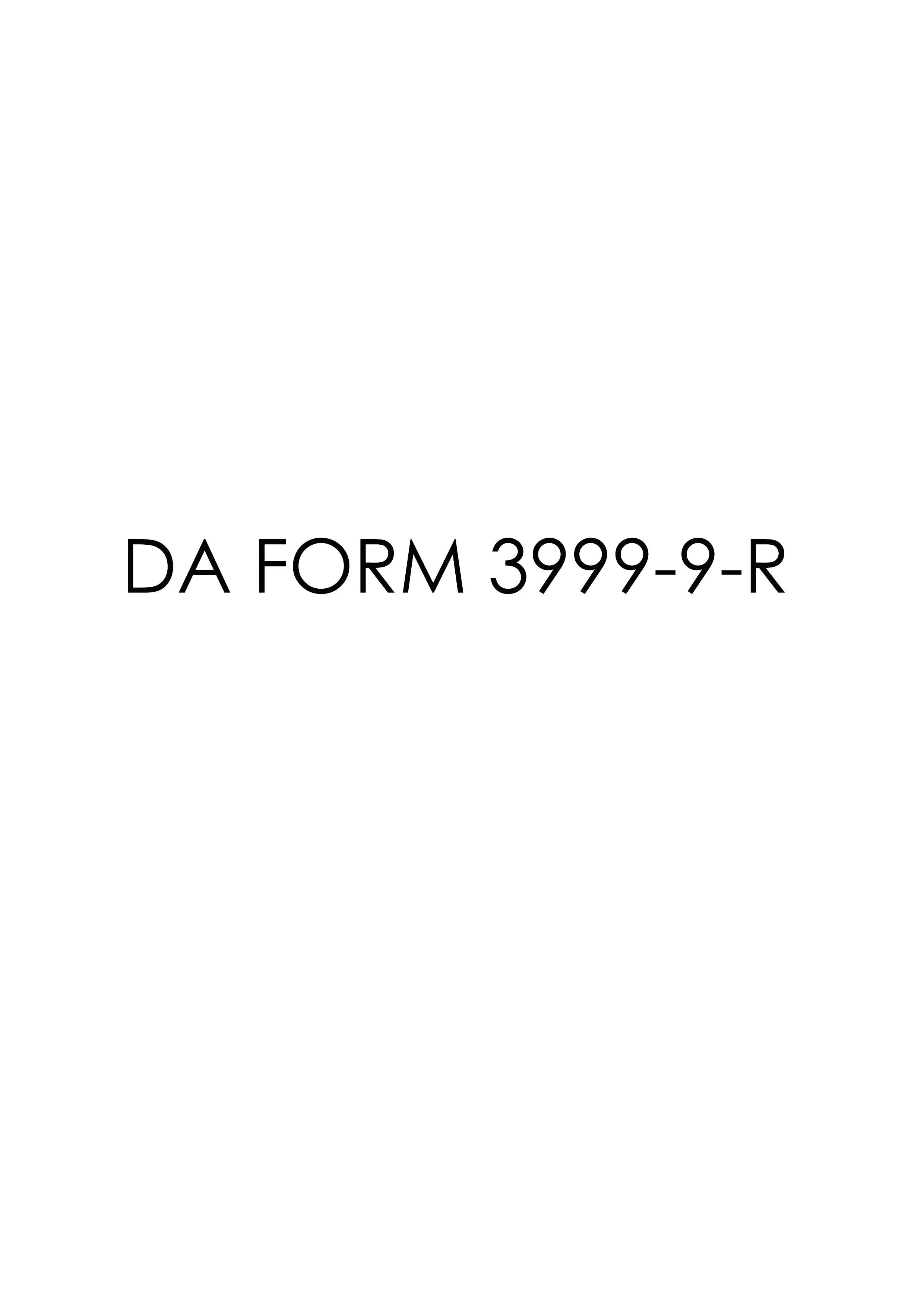 Download da 3999-9-R Form