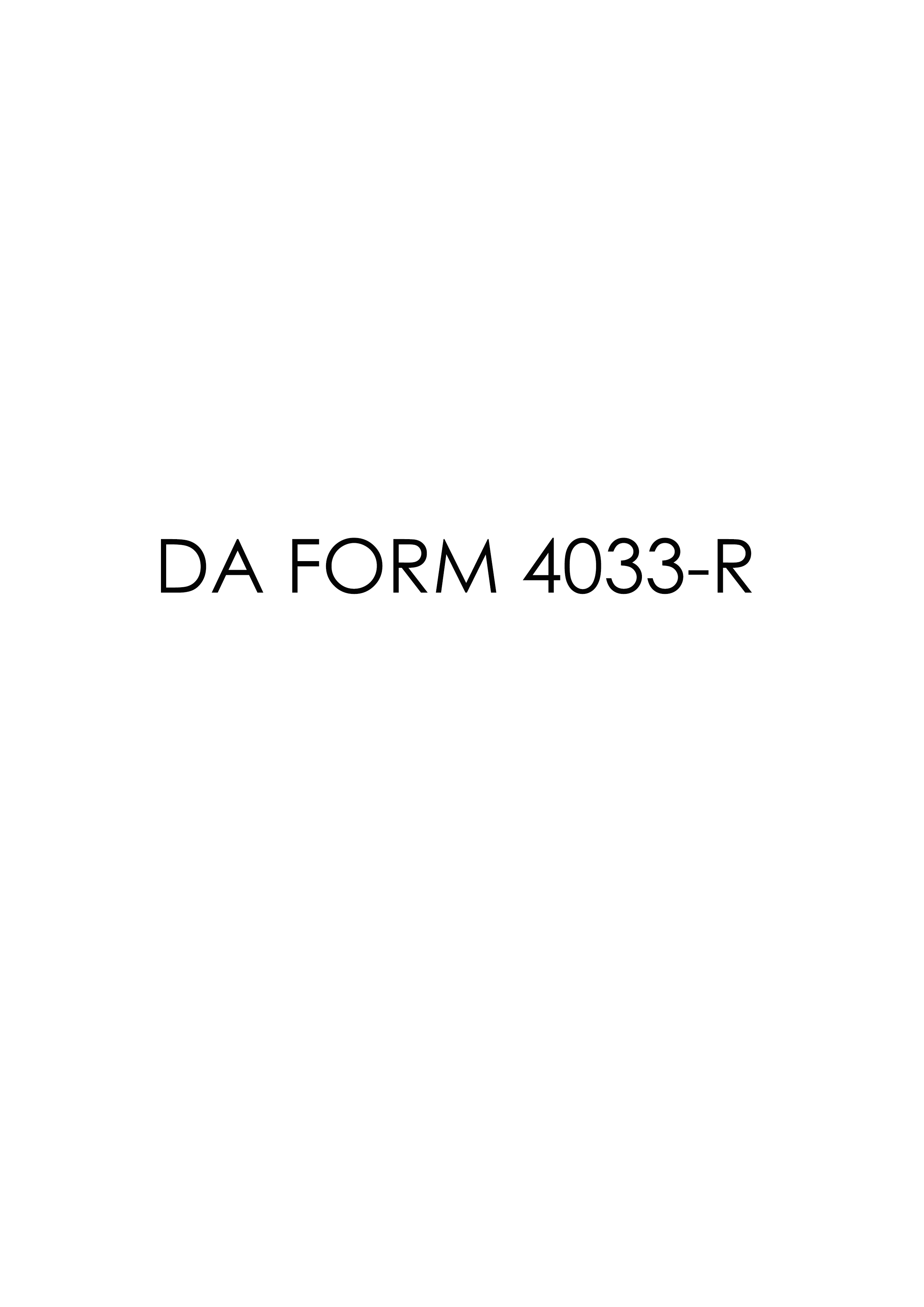 Download da 4033-R Form