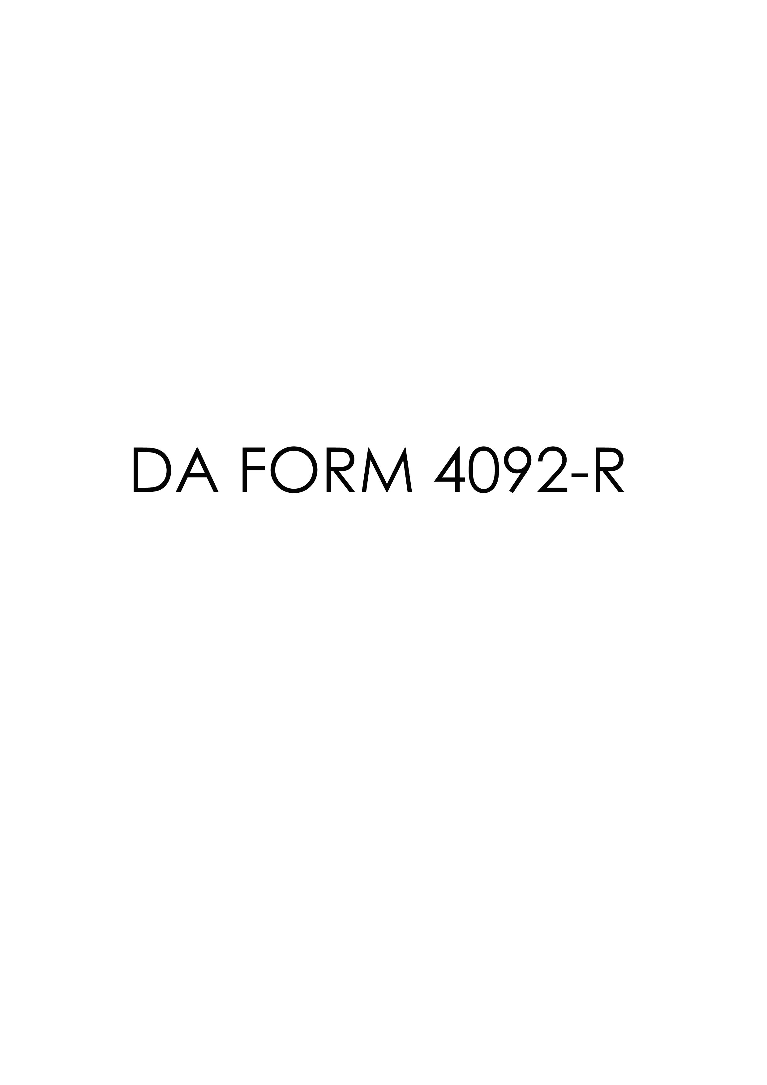 Download da 4092-R Form