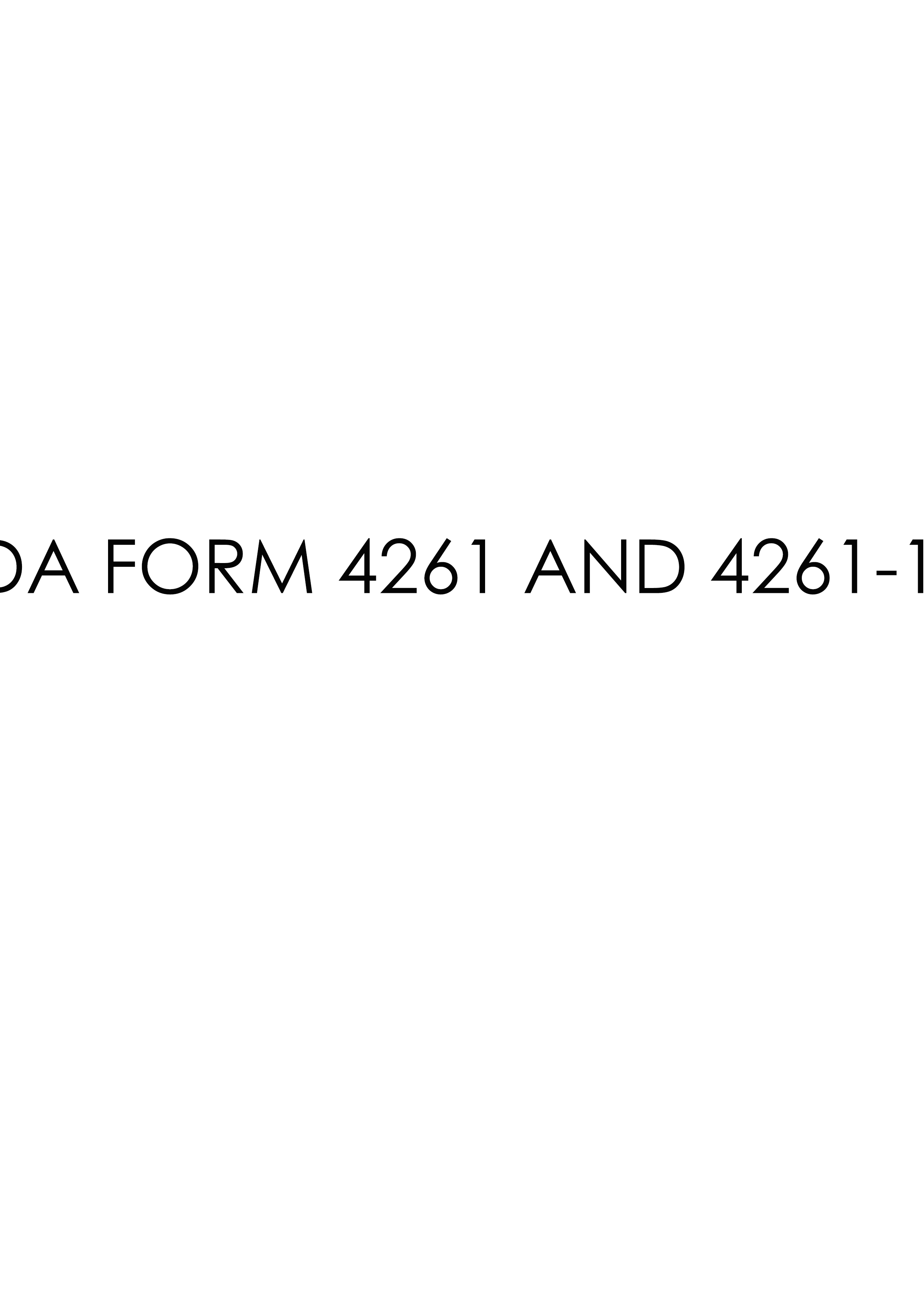 Download da 4261 AND 4261-1 Form