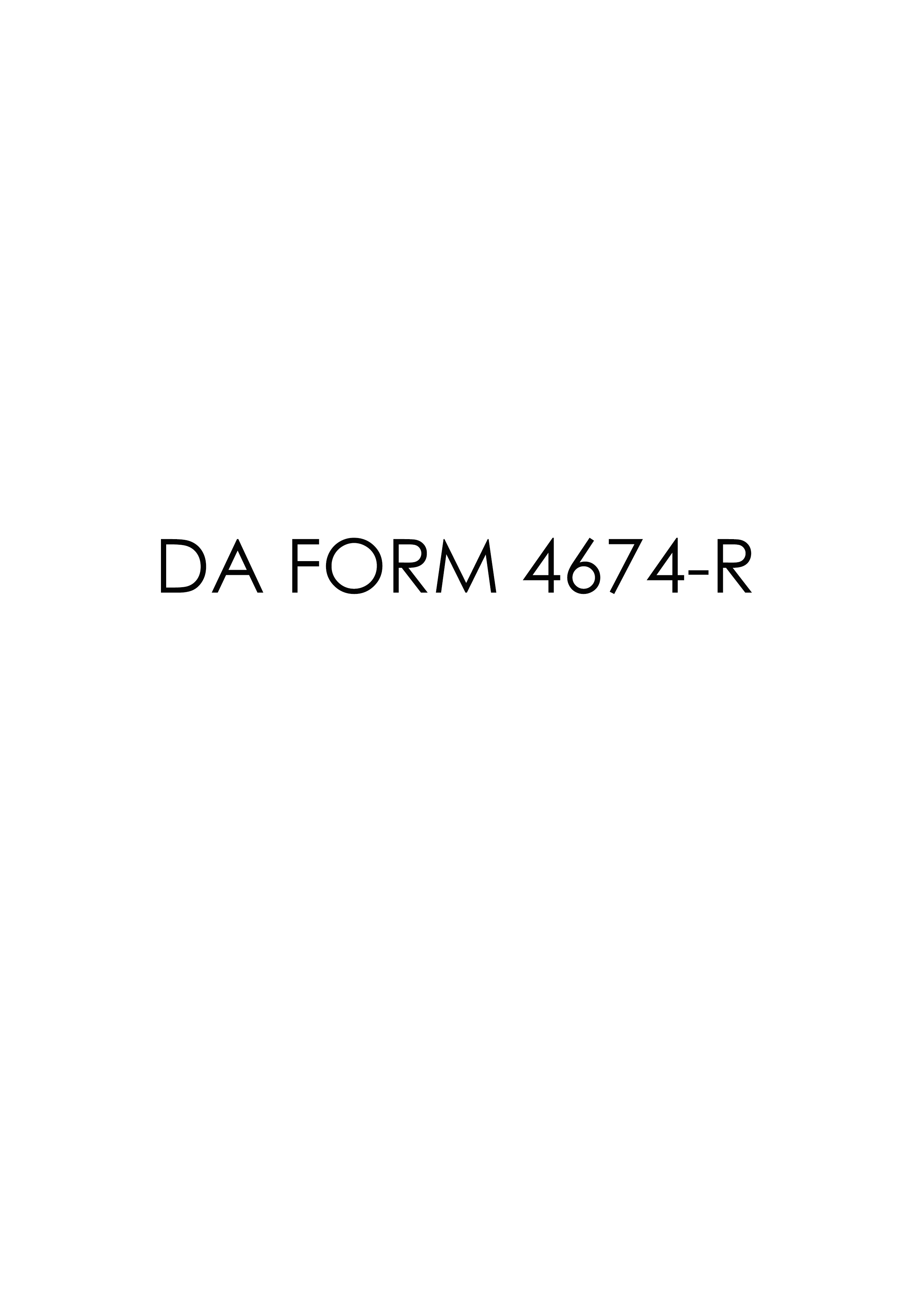 Download da 4674-R Form