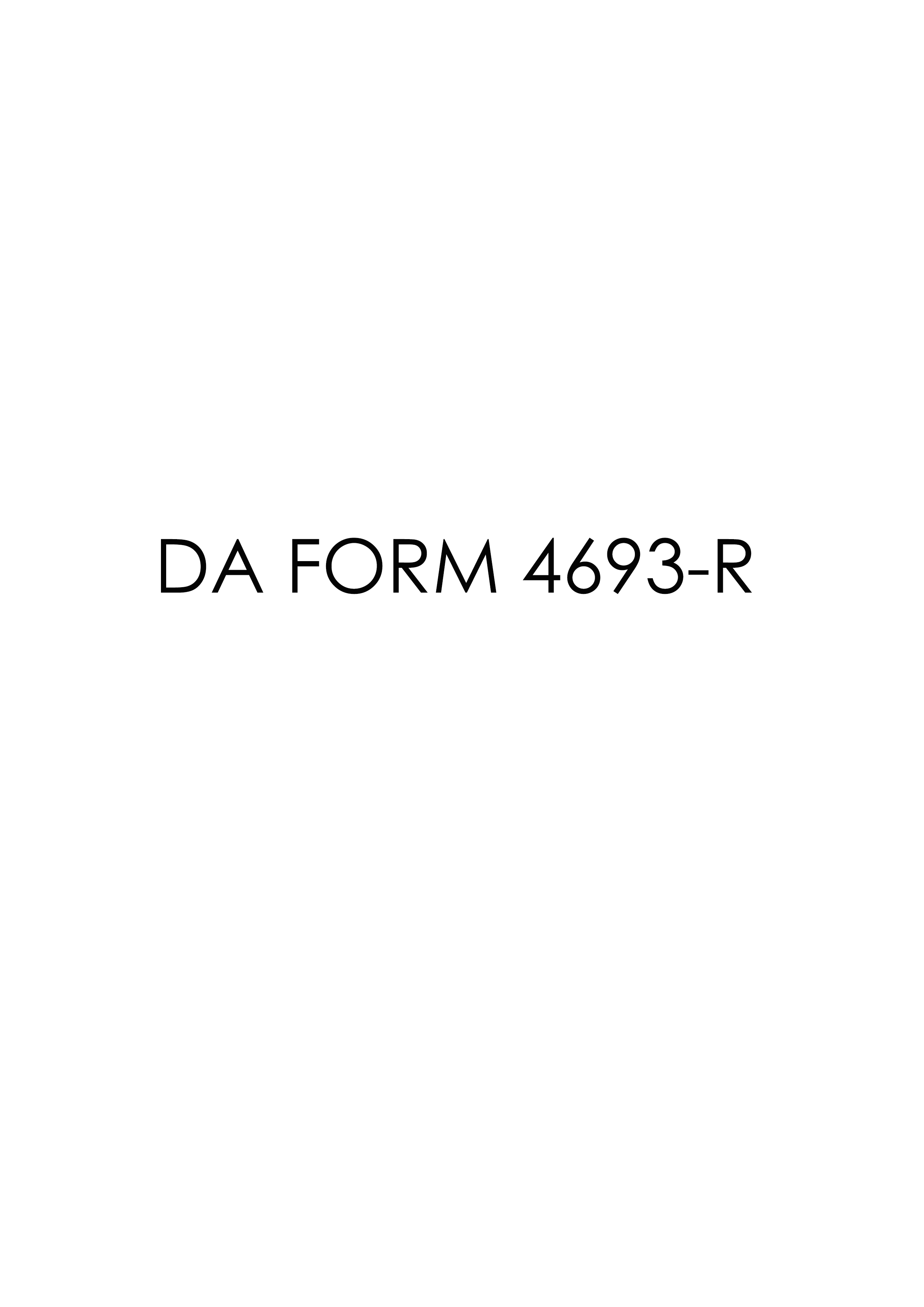 Download da 4693-R Form