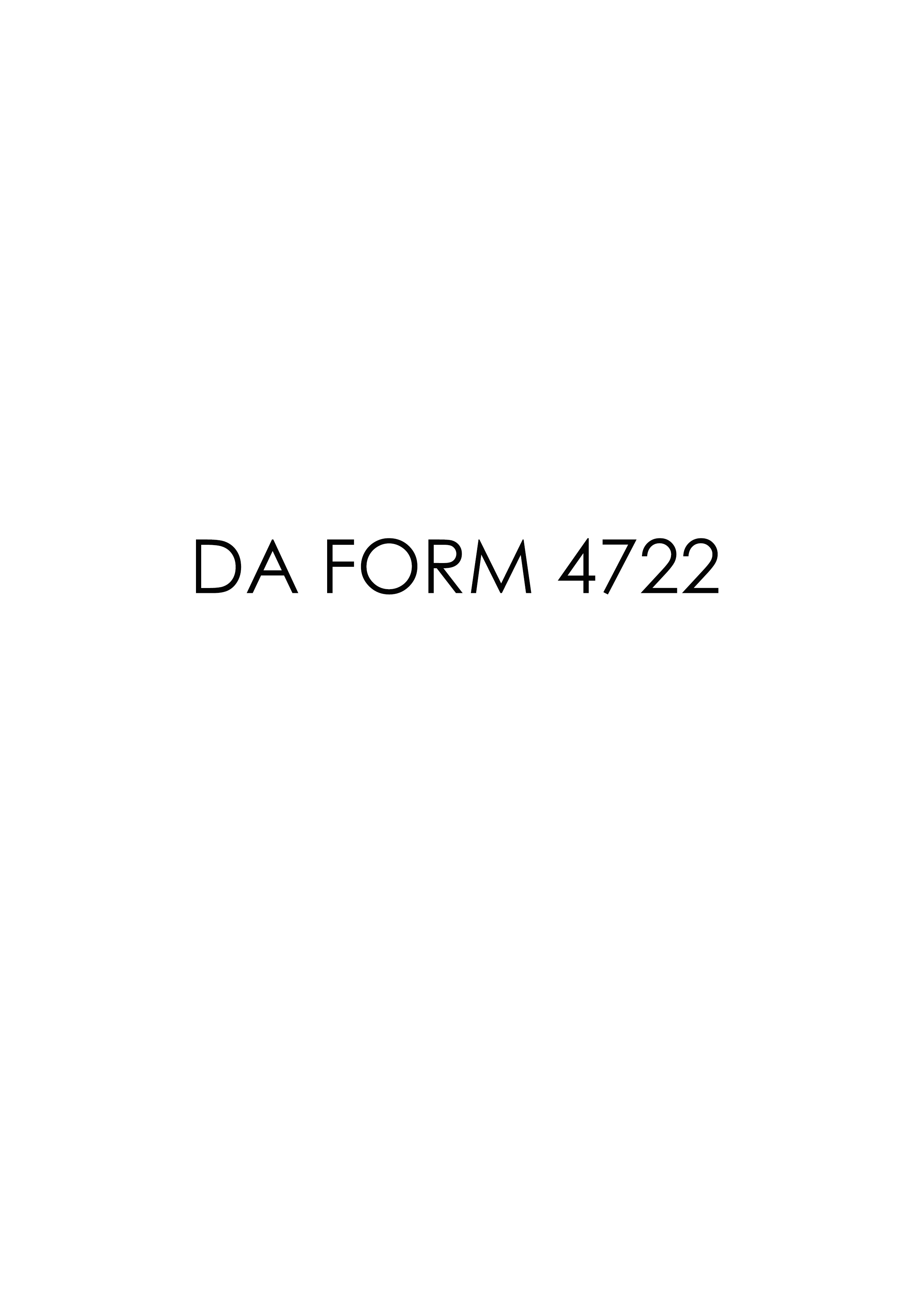 Download da 4722 Form