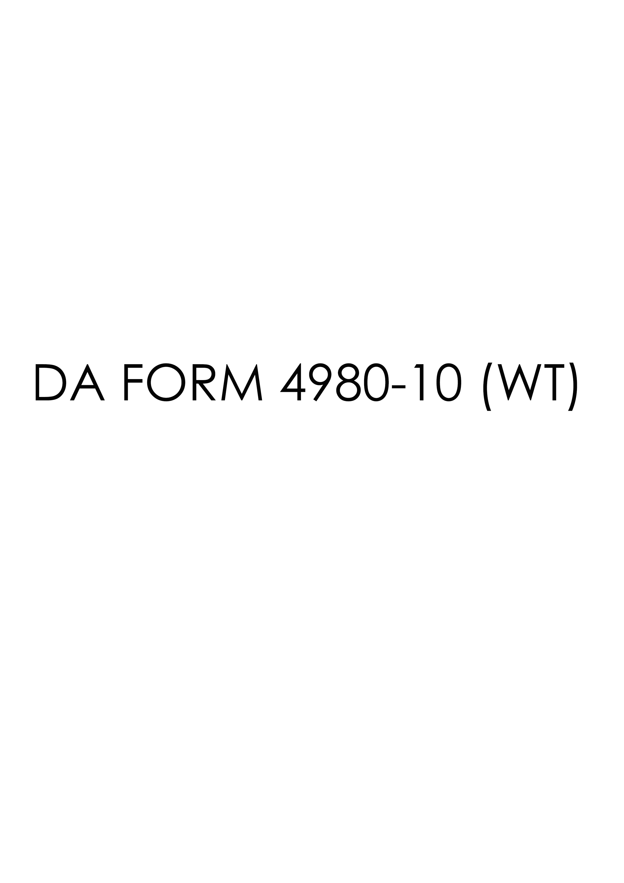 Download da 4980-10 (WT) Form