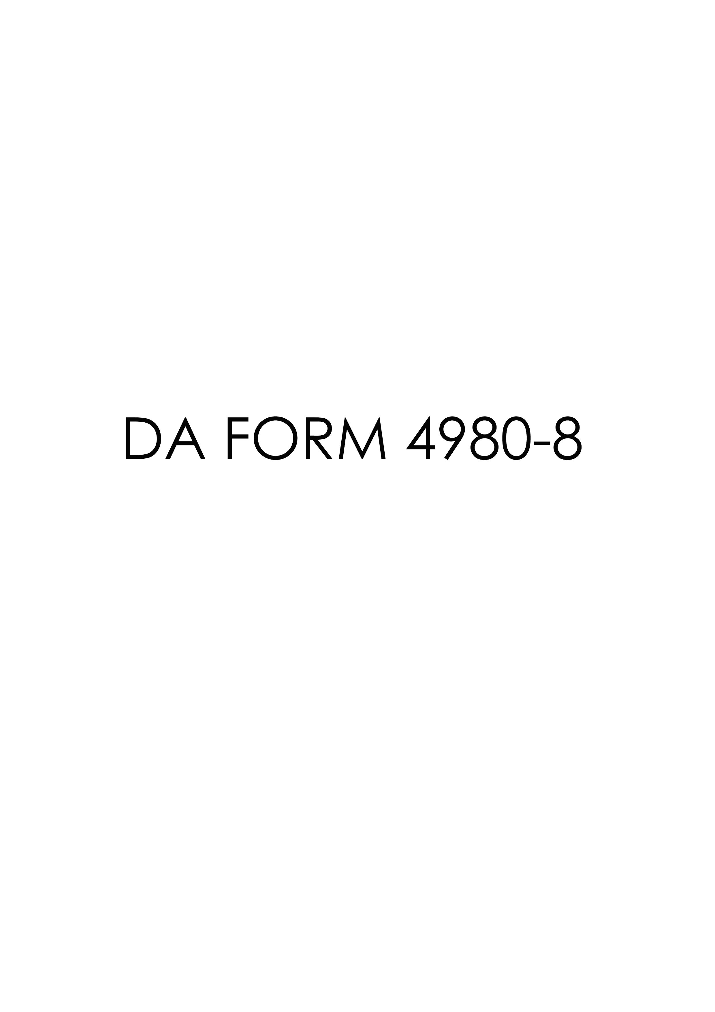 Download da 4980-8 Form