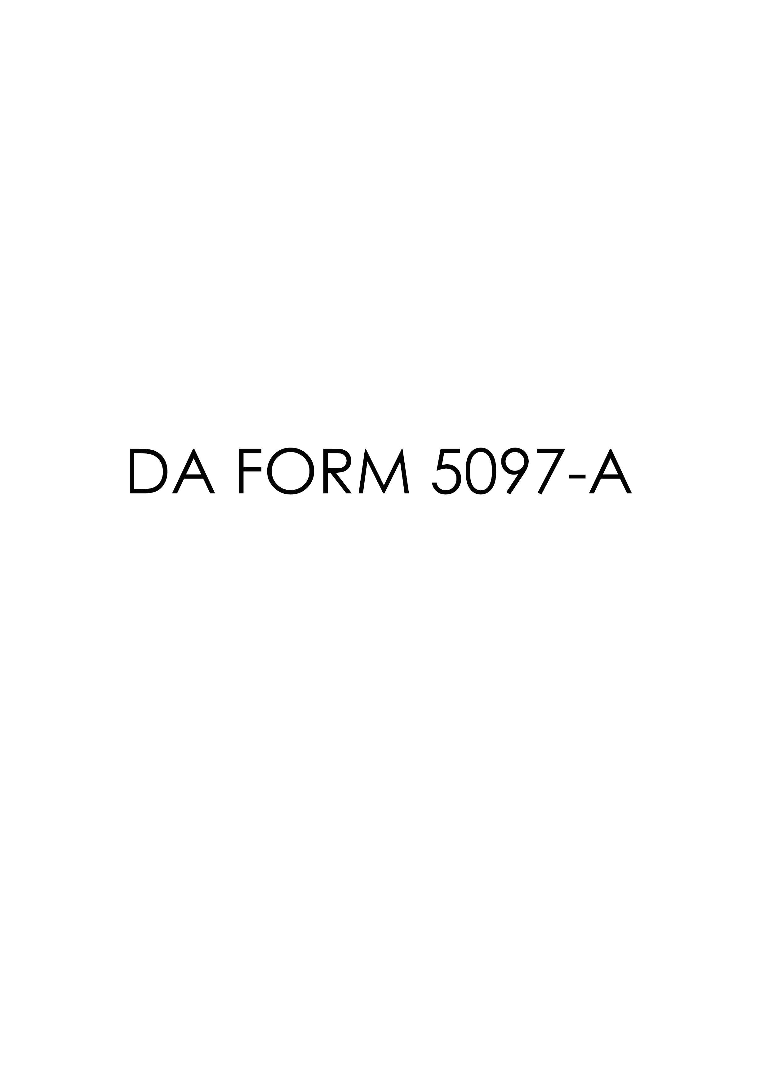 Download da 5097-A Form