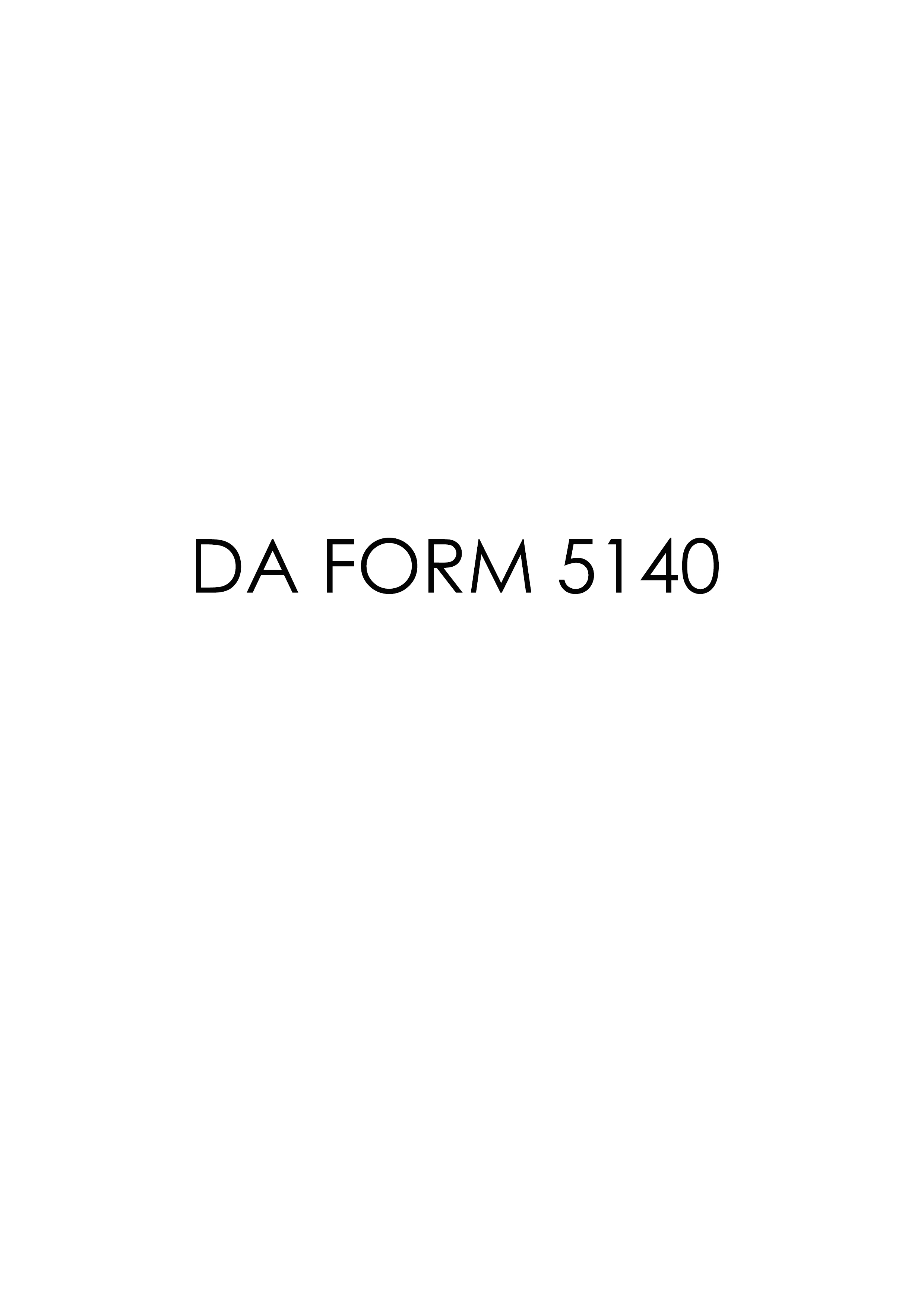 Download da 5140 Form