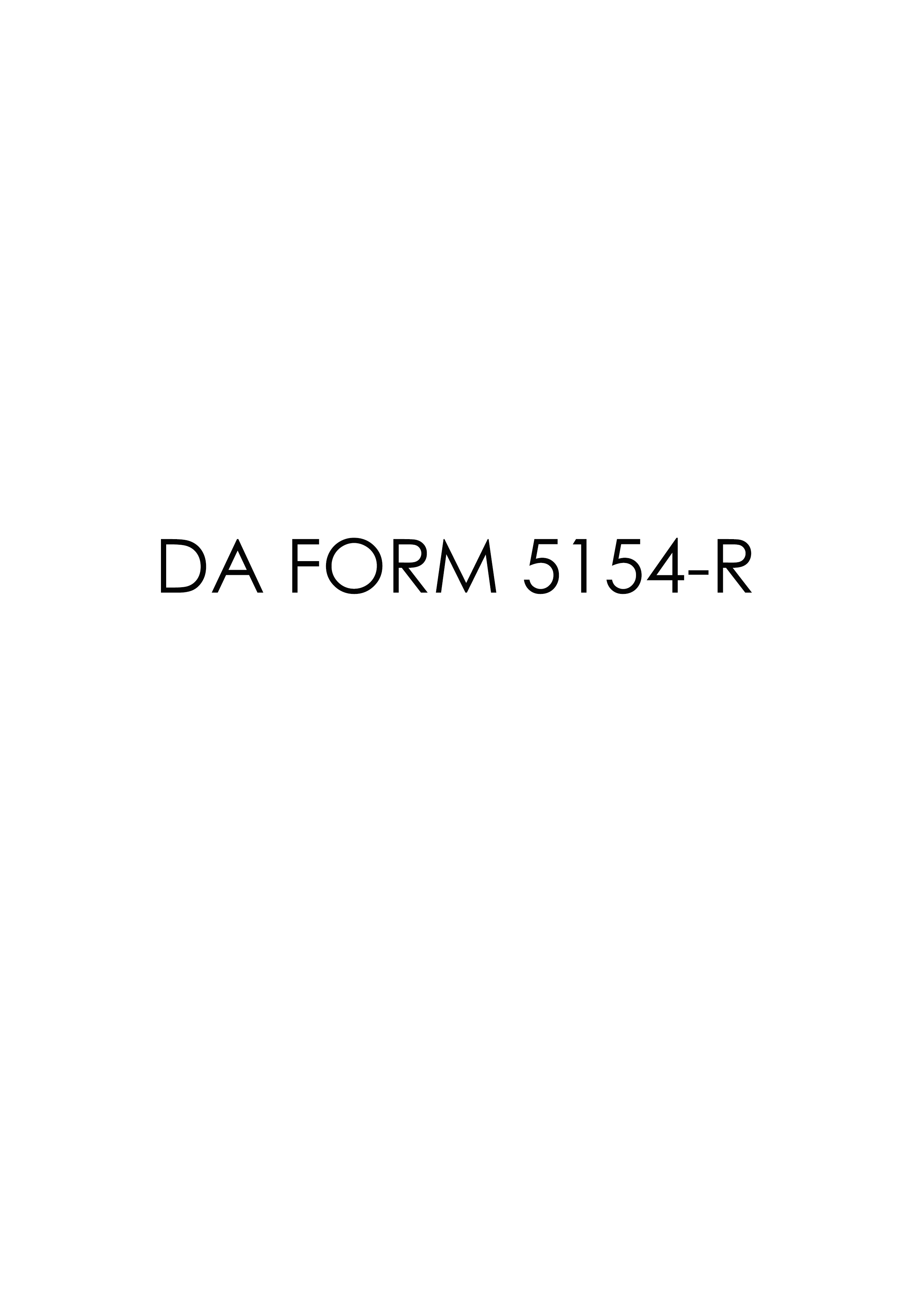 Download da 5154-R Form