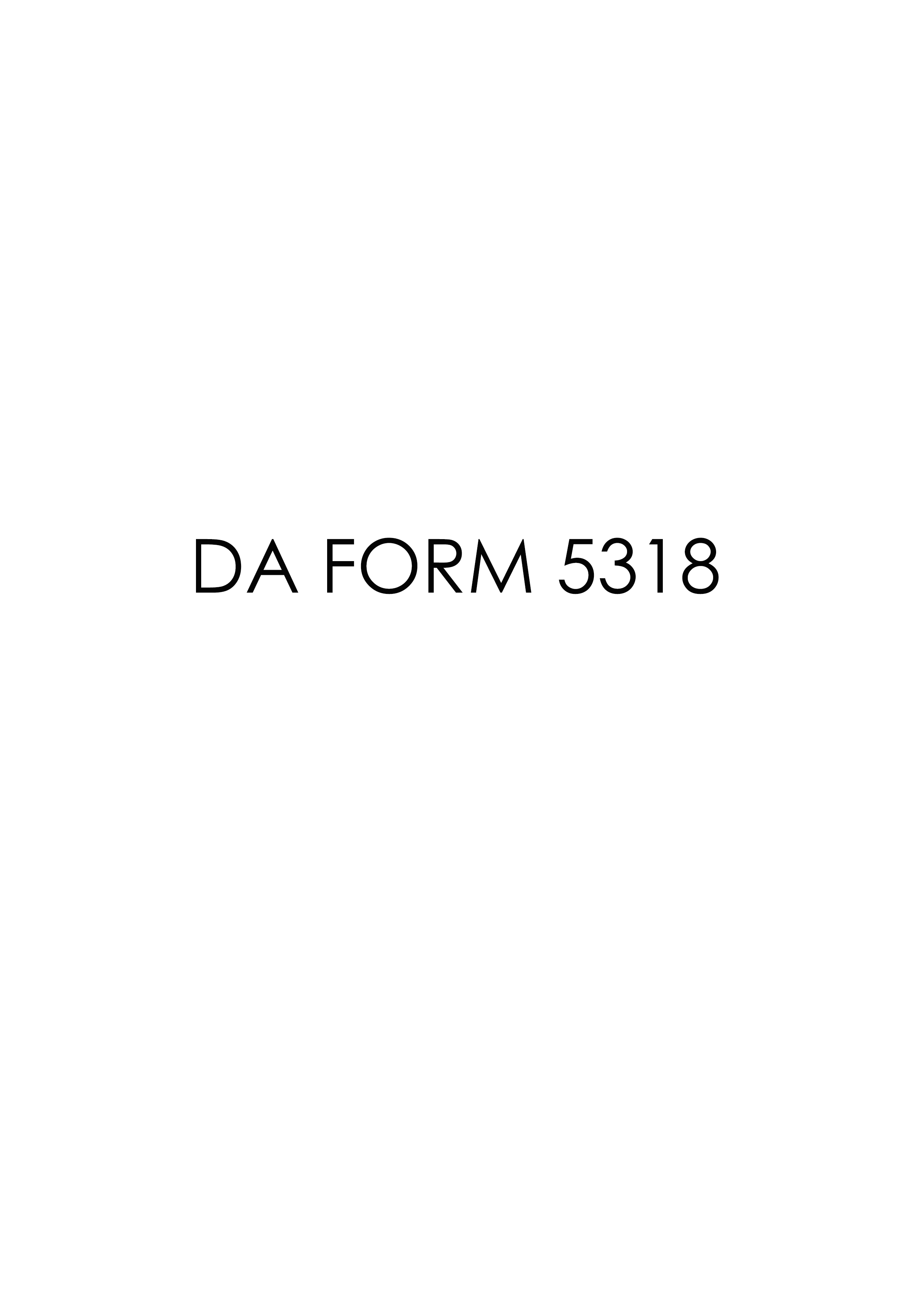 Download da 5318 Form