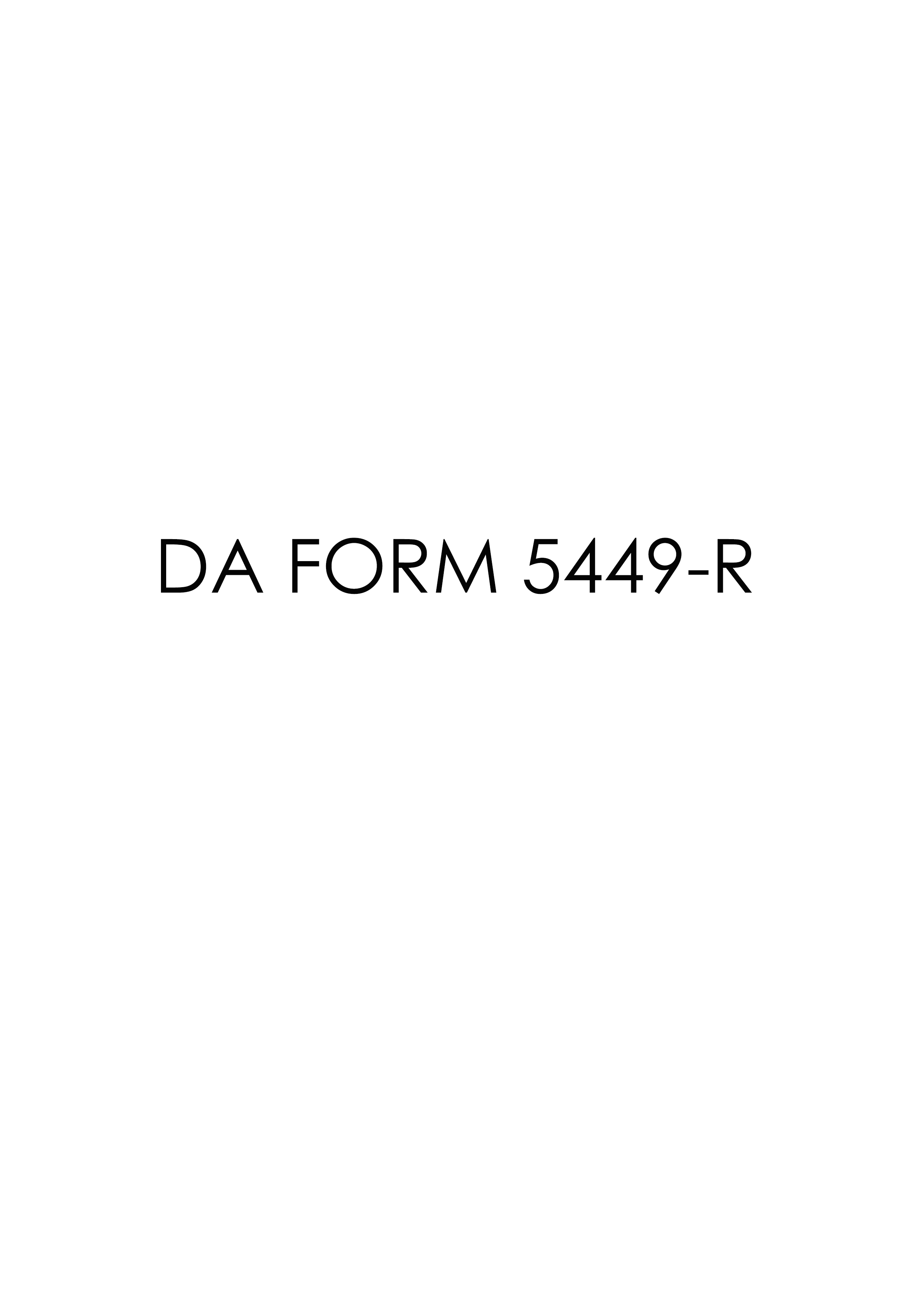 Download da 5449-R Form