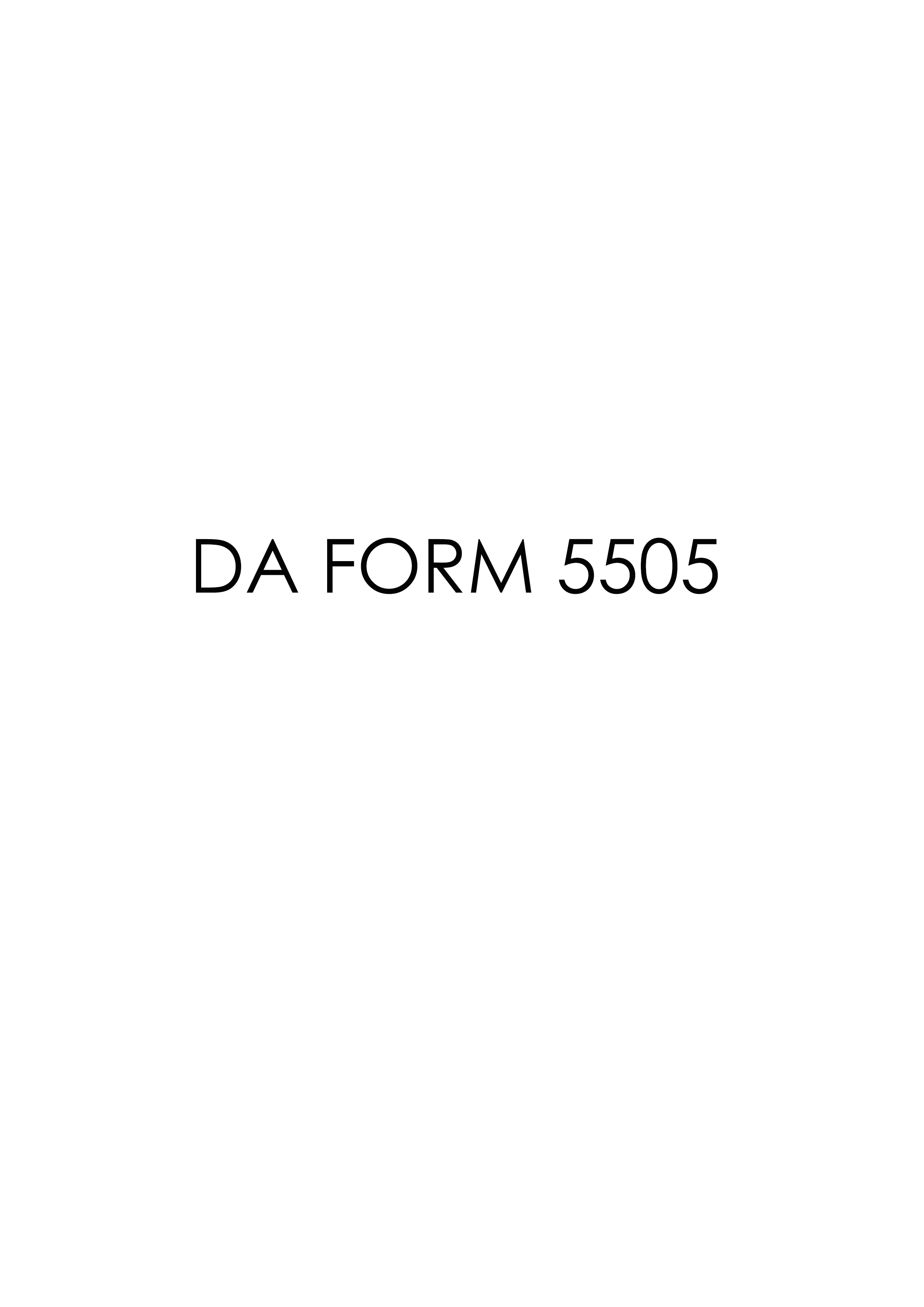 Download da 5505 Form