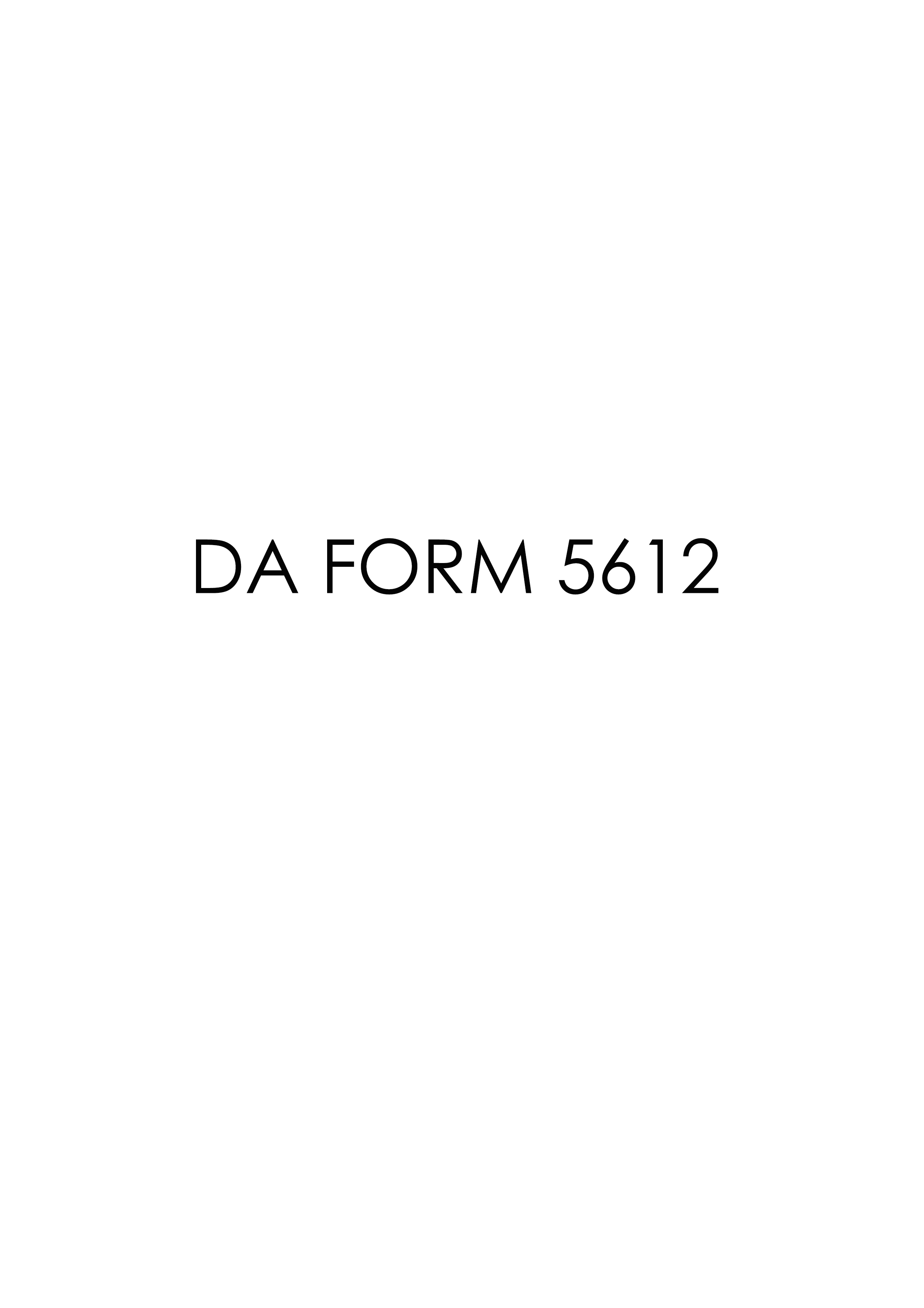 Download da 5612 Form