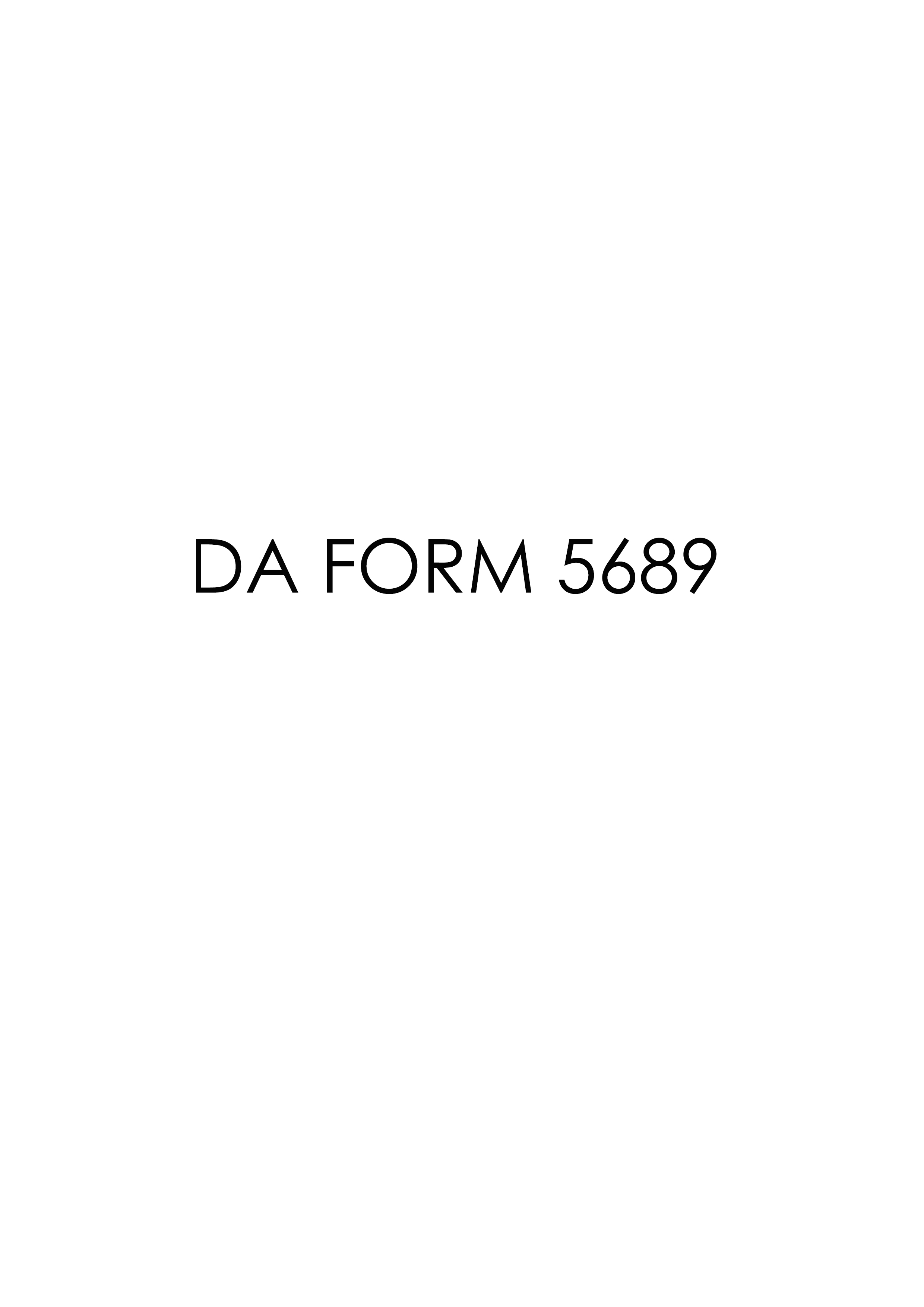 Download da 5689 Form