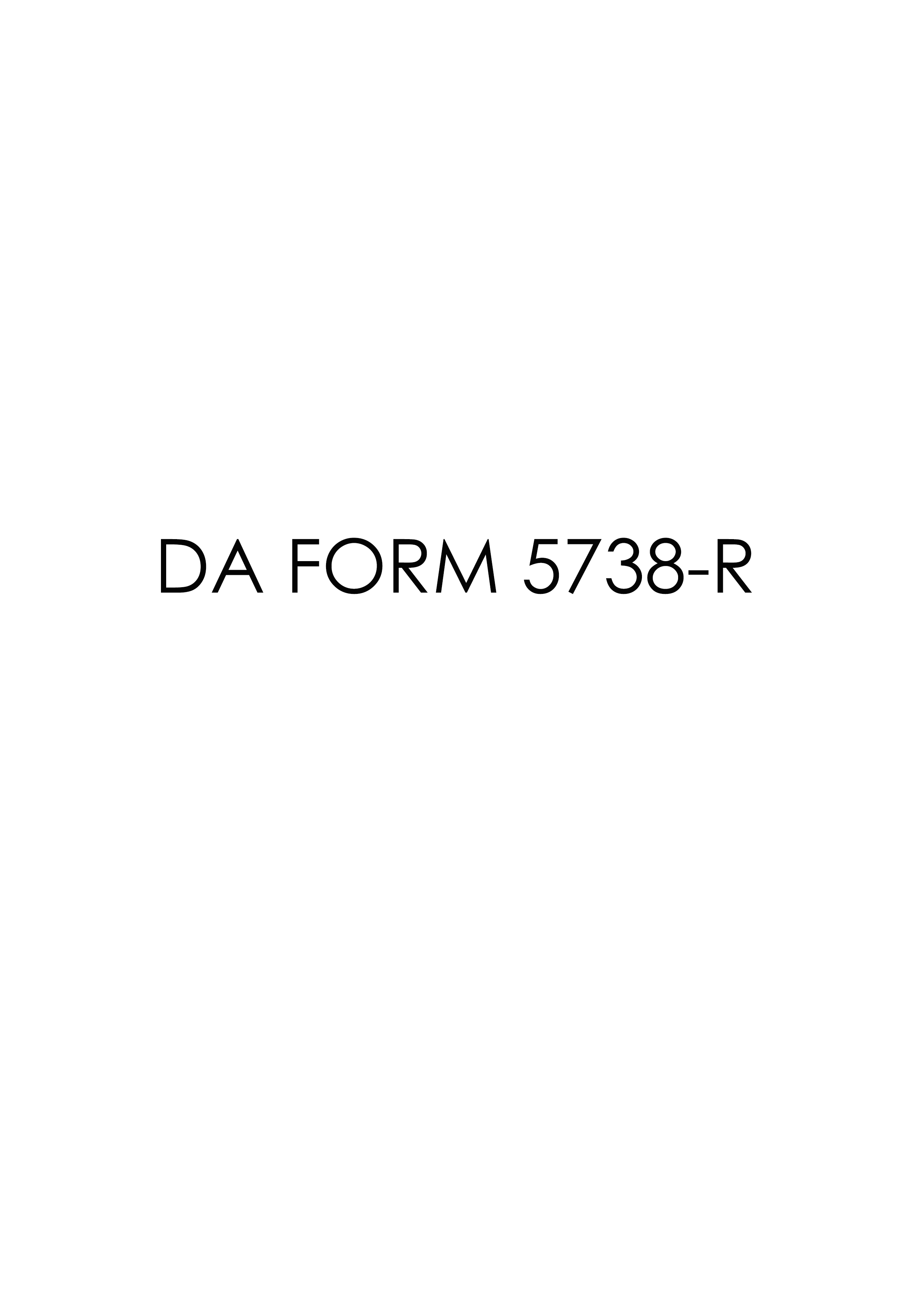 Download da 5738-R Form