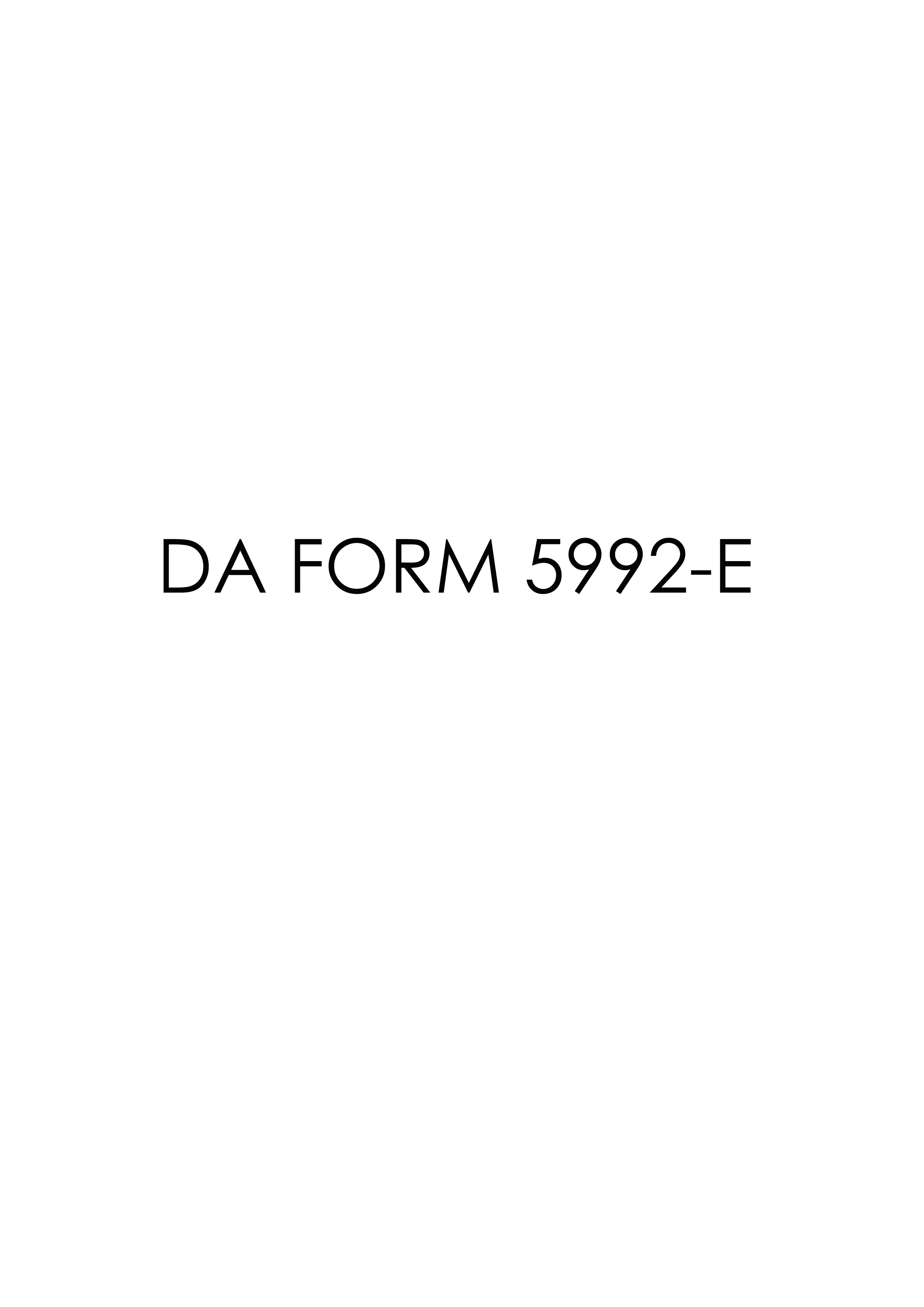 Download da 5992-E Form