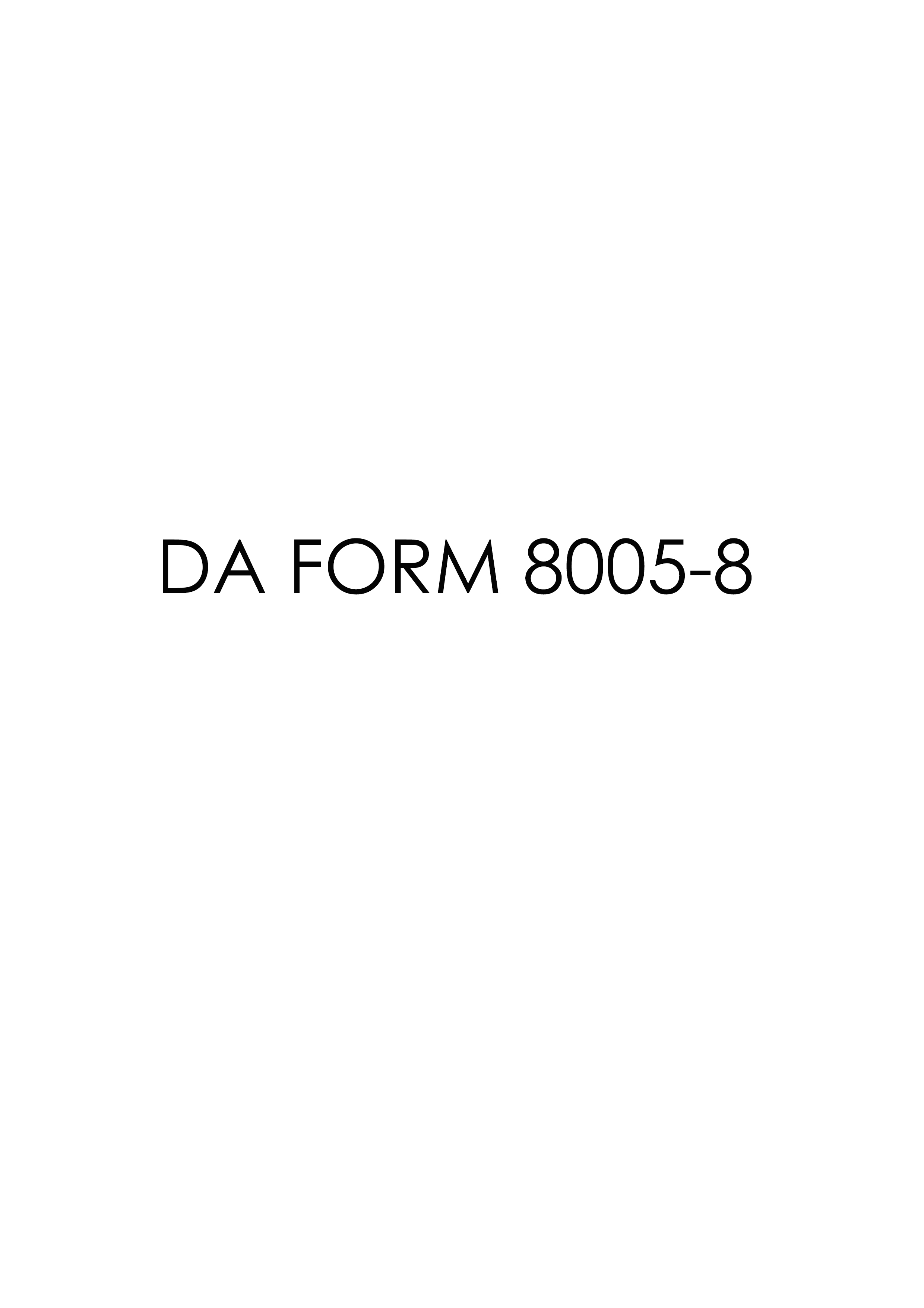 Download da 8005-8 Form