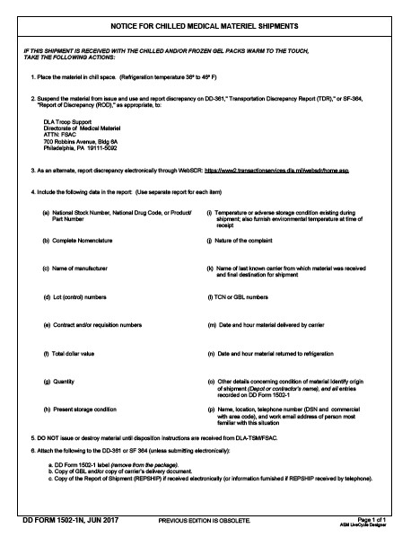 Download dd 1502-1N Form