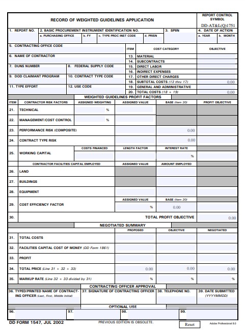 Download dd 1547 Form