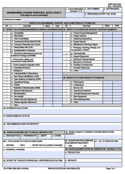 Download dd 1692/3 Form