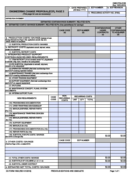 Download dd 1692/5 Form