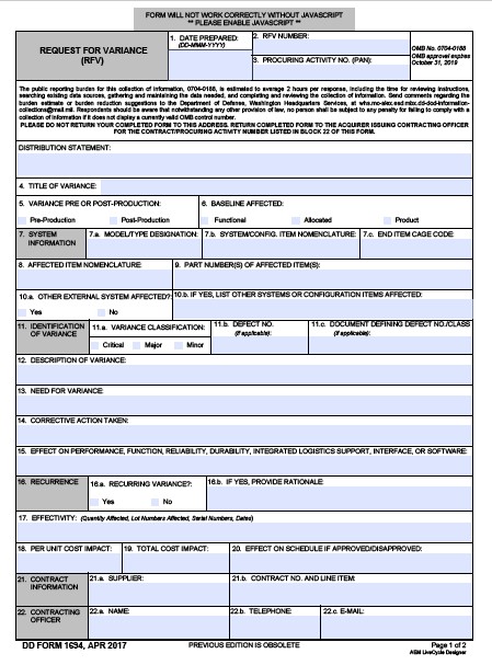 Download dd 1694 Form