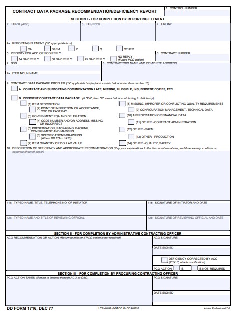 Download dd 1716 Form