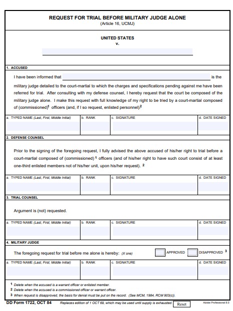 Download dd 1722 Form