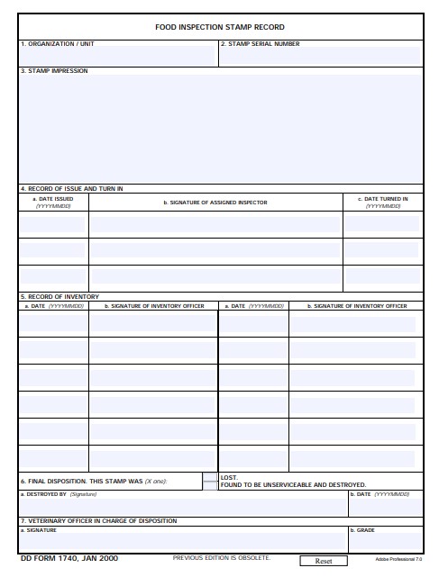 Download dd 1740 Form