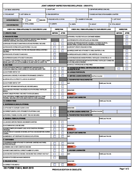 Download dd 1748-5 Form