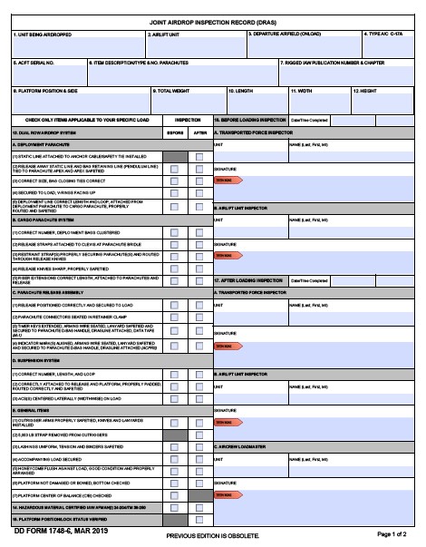 Download dd 1748-6 Form