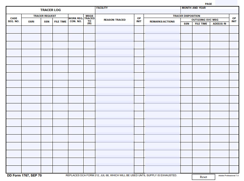 Download dd 1767 Form