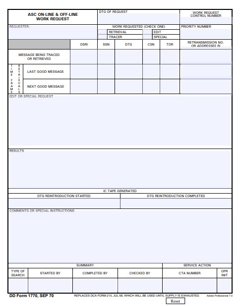 Download dd 1770 Form