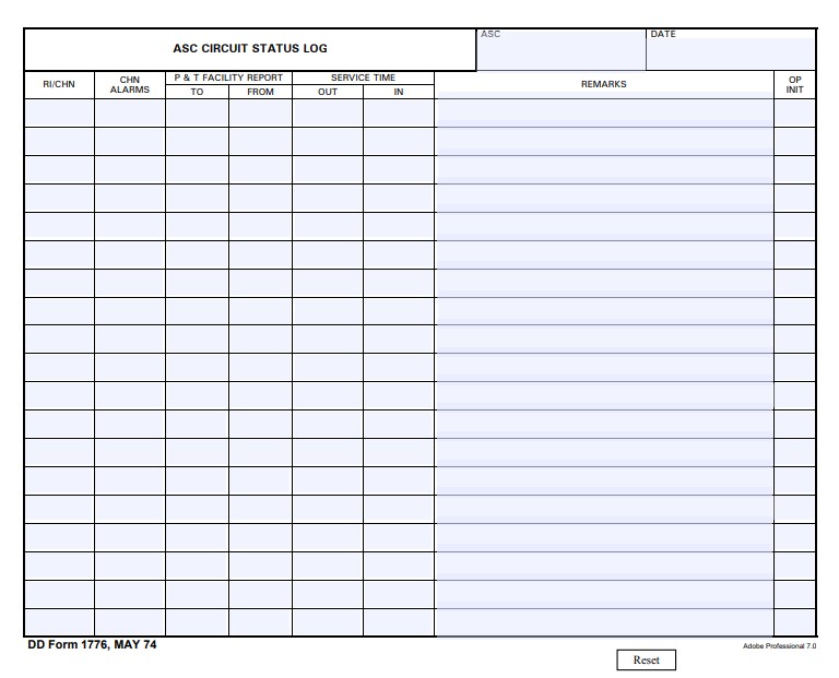 Download dd 1776 Form