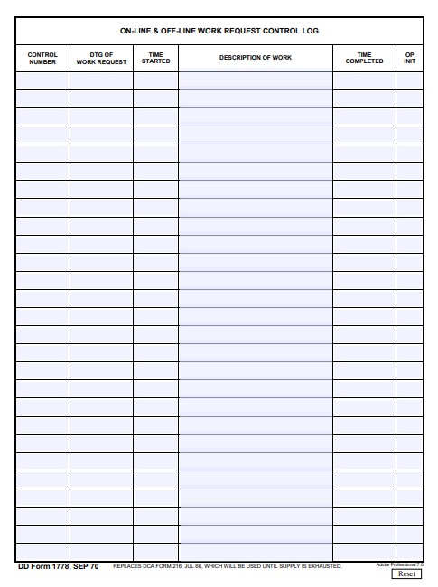 Download dd 1778 Form