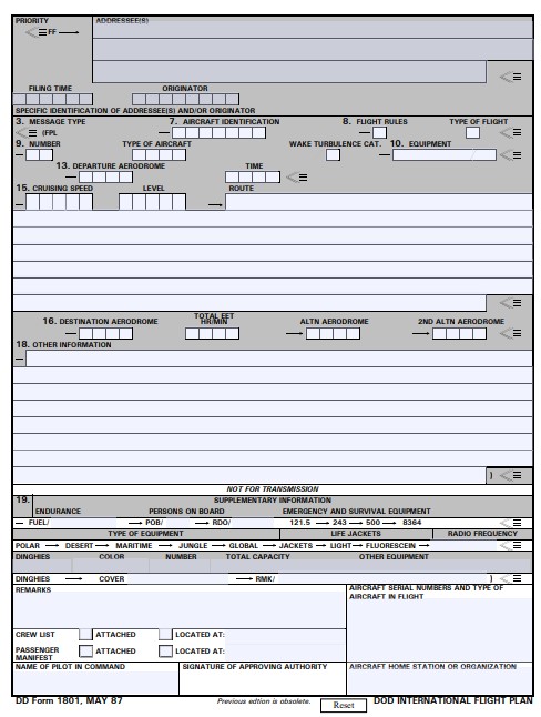 Download dd 1801 Form