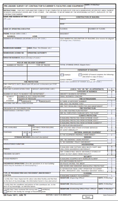 Download dd 1811 Form