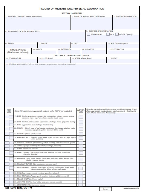 Download army leave form dd 1829.