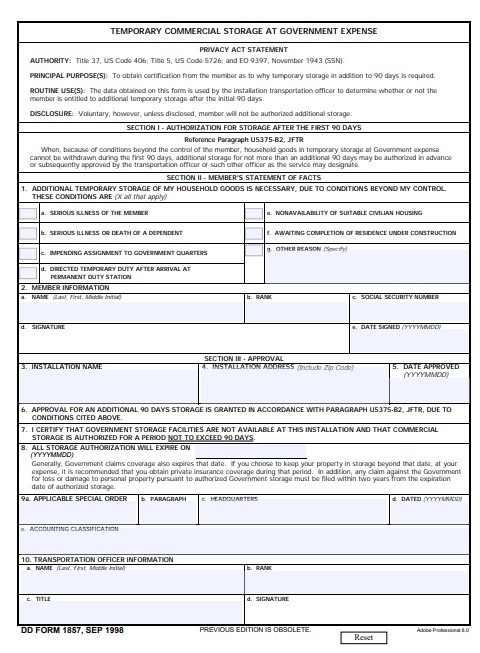 Download dd 1857 Form