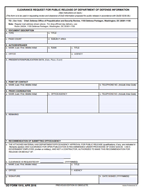 Download dd 1910 Form