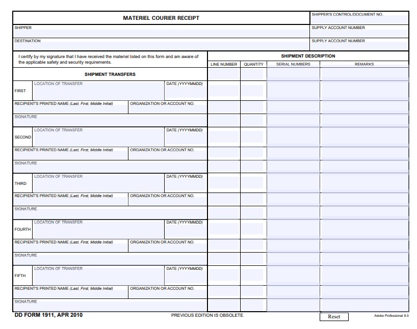 Download dd 1911 Form