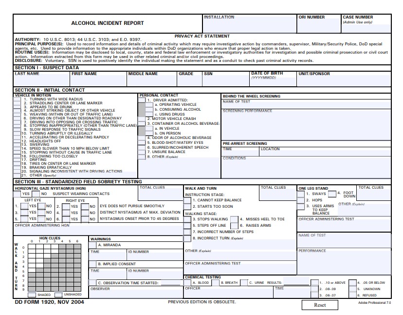 Download dd 1920 Form