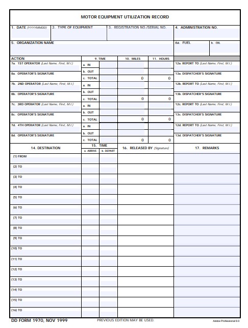 Download dd 1970 Form