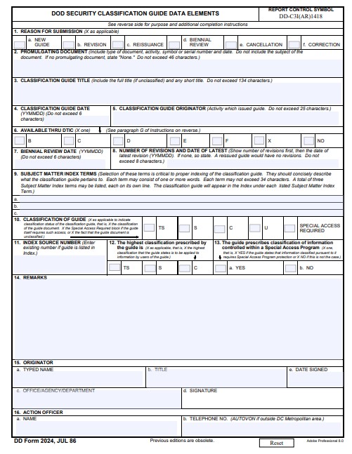 Download dd 2024 Fillable Form